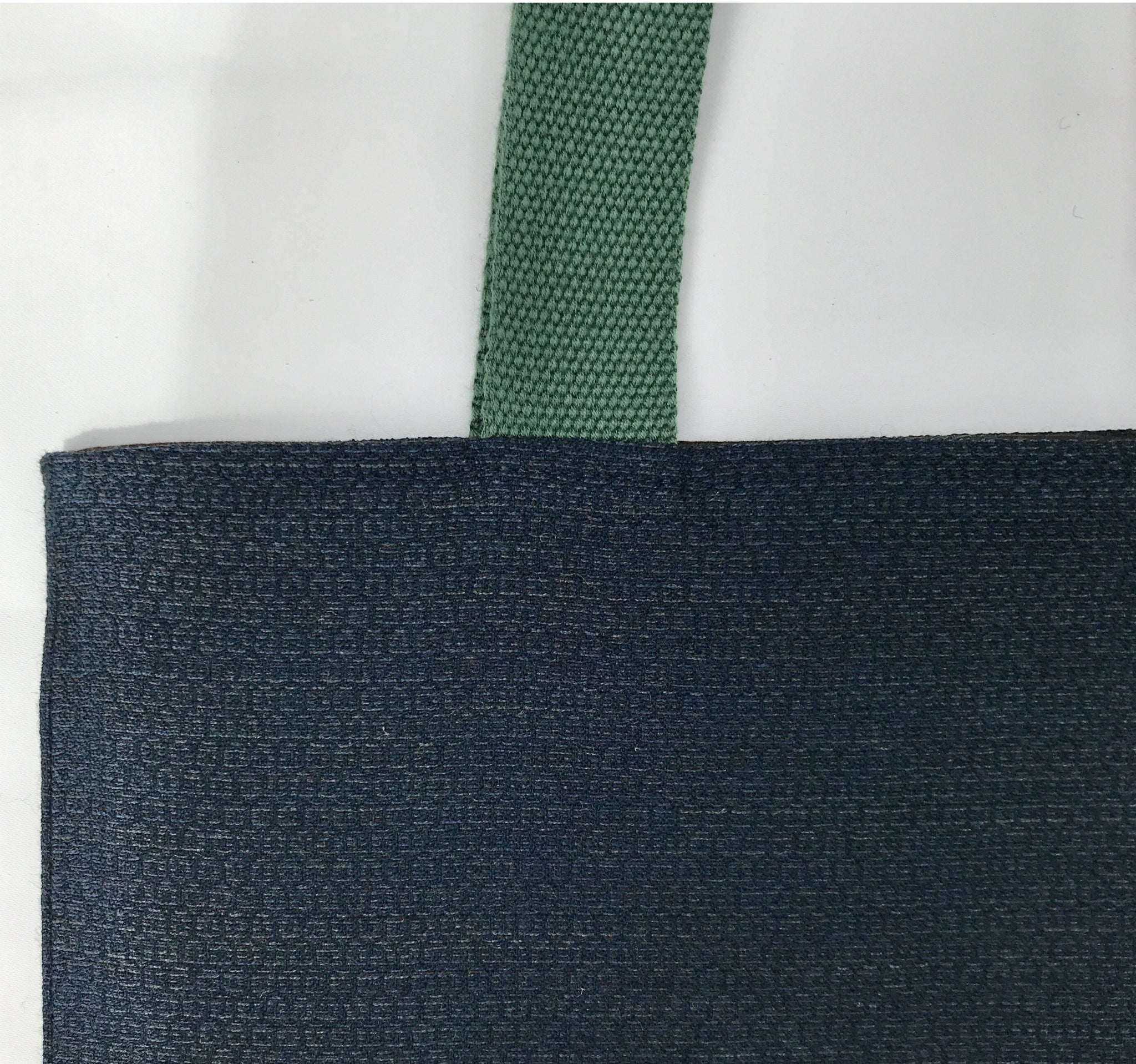 Tote bag. Vintage Japanese kimono fabric with a blue indigo denim bott –  Bits and Totes